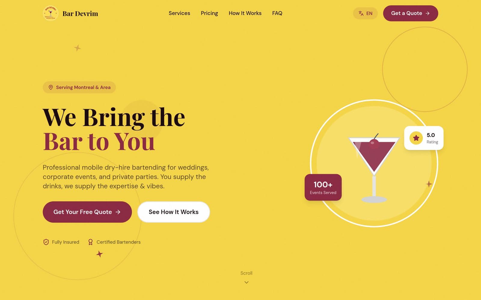 Bar Devrim website
